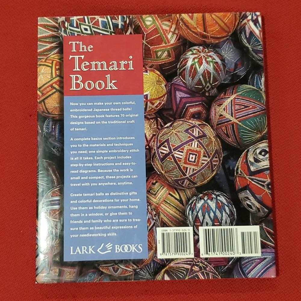 The Temari Book Making Japenese Tread Balls techniques patterns•1999• How to DIY
